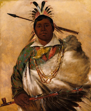 George Catlin - ThKeNhKee Black Coat a Chief.webp