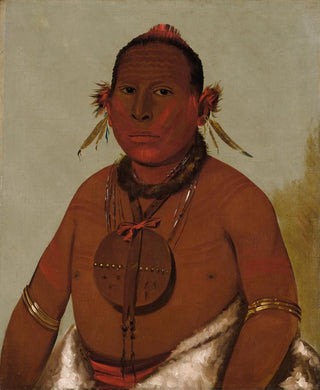 George Catlin - WaSwMeSaw Roaring Thunder Youngest Son of Black Hawk.webp