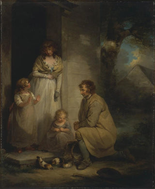 George Morland - Selling Guinea Pigs.webp