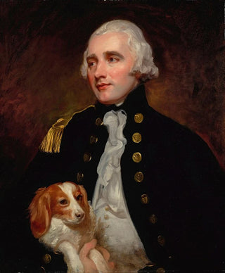 George Romney - Portrait Of An Officer Of The Corps Of Engineers HalfLength Formerly Identified As Sir George Grey.webp