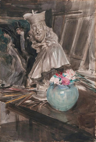 Giovanni Boldini - A Corner Of The Artists Studio With A Bust Of Leopoldo De Medici.webp