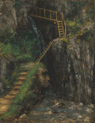 Gustave Courbet - Les Gorges des Saillon.webp