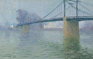 Gustave Loiseau - Le Pont Suspendu Triel.webp