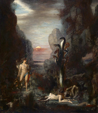 Gustave Moreau - Hercules and The Lernaean Hydra.webp