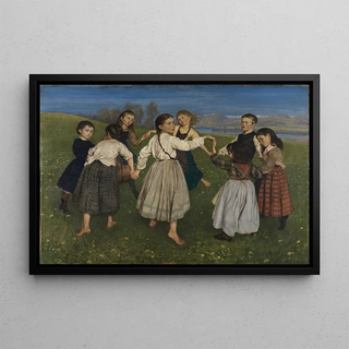 Hans Thoma - Children dancing in a Ring.webp