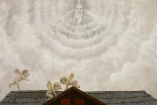 Hans Thoma - God the Father above the shed.webp