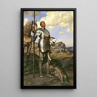 Hans Thoma - Knight Saint George.webp