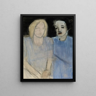 Helene Schjerfbeck - Friends.webp