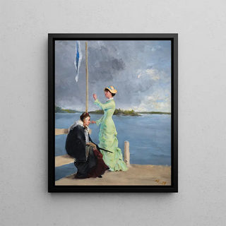 Helene Schjerfbeck - On The Jetty.webp