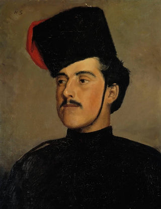 Helene Schjerfbeck - The Cossack The Beautiful Cossack.webp