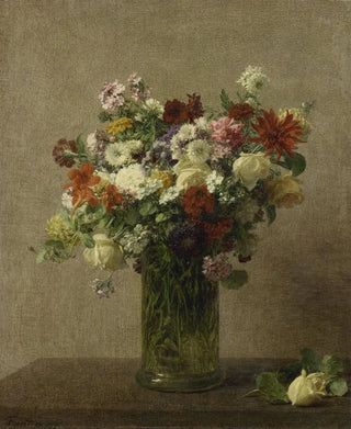 Henri FantinLatour - Flowers from Normandy.webp