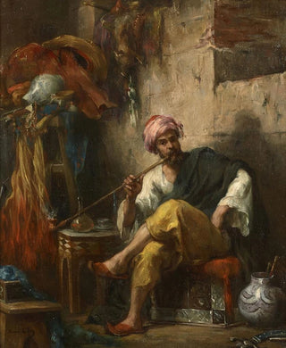 Henri Leopold Lvy - Fumeur de narguil.webp