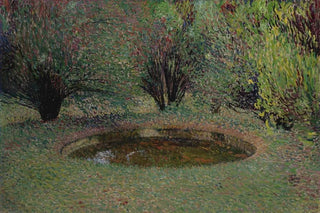 Henri Martin - Marquayrol le bassin aux thuyas.webp