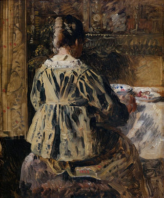 Henri de Braekeleer - The Meal or Woman Seen from the Back.webp