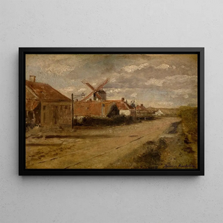 Henri de Braekeleer - The Mill at Kiel.webp