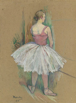 Henri de ToulouseLautrec - Danseuse En Pied Vue De Dos.webp