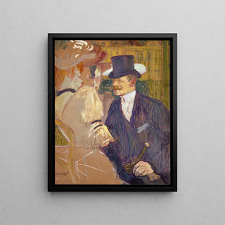 Henri de ToulouseLautrec - The Englishman William Tom Warrener 18611934 at the Moulin Rouge.webp