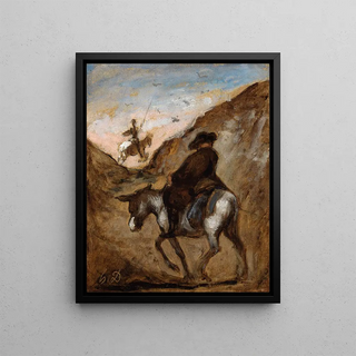 Honor Daumier - Don Quijote und Sancho Panza.webp