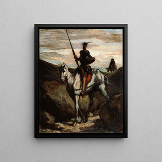 Honor Daumier - Don Quixote in the Mountains.webp
