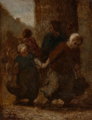 Honor Daumier - Enfants courant Sortie de lcole.webp