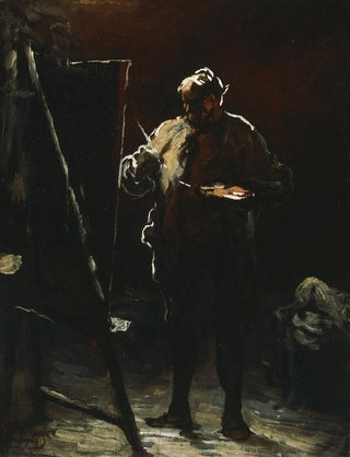Honor Daumier - The Painter at His Easel.webp