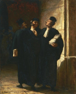 Honor Daumier - Three Lawyers.webp