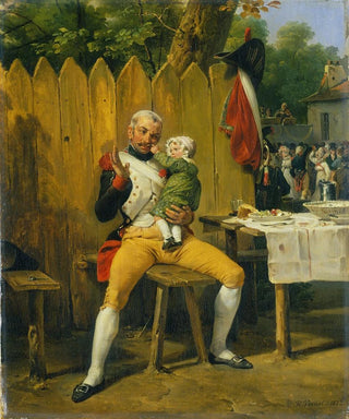 Horace Vernet - The Veteran at Home.webp