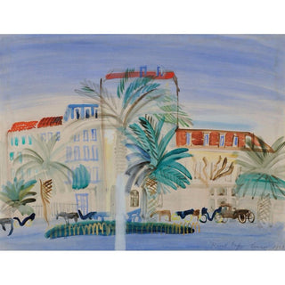 Hôtel à Cannes - Raoul Dufy | Reproduction Tableau Décoration murale affiche copie