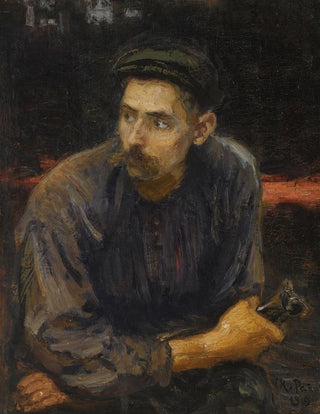 Ilya Efimovich Repin - Portrait Of A Worker.webp