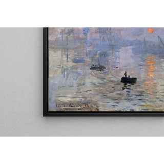 Impression Soleil Levant - Claude Monet | Reproduction Tableau Décoration murale affiche copie