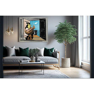 Intérieur Au Balcon de Louis Marcoussis | Reproduction Tableau Décoration murale affiche copie