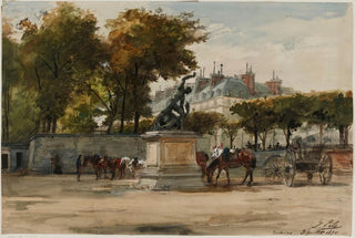 Isidore Pils - Artilleurs aux Tuileries 9 juillet 1871.webp