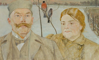 Jacek Malczewski - Portrait of Wacaw Karczewski and Helena Karczewska.webp