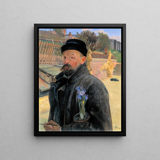 Jacek Malczewski - SelfPortrait with a Hyacinth.webp
