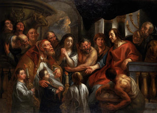 Jacob Jordaens - Christus en de overspelige vrouw.webp