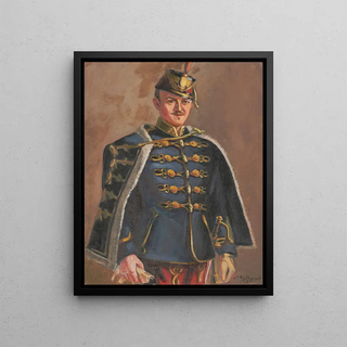 James C Kulhanek - The Hussar James C Kulhanek self portrait.webp