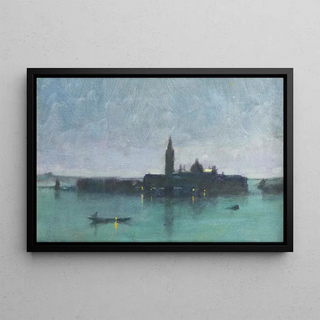 James Jebusa Shannon - San Giorgio Maggiore From The Lagoon By Moonlight Venice.webp