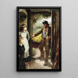 James Jebusa Shannon - The cowslip gatherer.webp