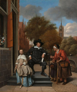 Jan Steen - Adolf and Catharina Croeser Known as The Burgomaster of Delft and his Daughter.webp