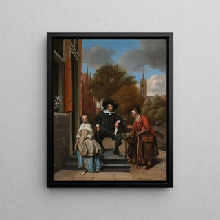 Jan Steen - Adolf and Catharina Croeser Known as The Burgomaster of Delft and his Daughter.webp