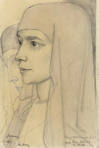 Jan Toorop - Portret van Treesje Westermann Moeder Thrse Huf van Bethani.webp