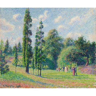 Jardin de Kew, Londres, Près d'un Étang - Camille Pissarro | Reproduction Tableau Décoration murale affiche copie