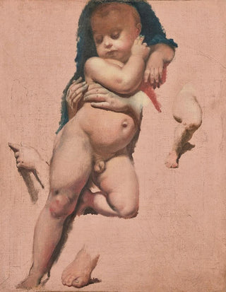 Jean Auguste Dominique Ingres - Study For The Christ Child Of The Vow Of Louis Xiii In Montauban Cathedral.webp