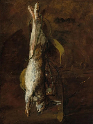 Jean Simon Chardin - A dead rabbit and a satchel.webp