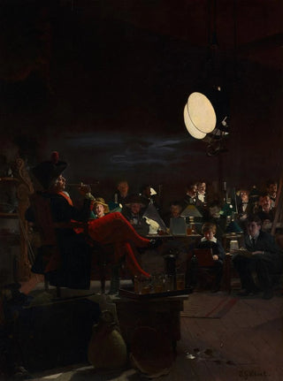 Jehan Georges Vibert - A Night Class.webp