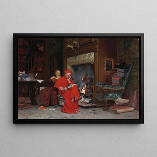 Jehan Georges Vibert - The Committee On Moral Books.webp