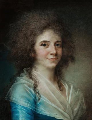 Jens Juel - Portrait Of Wilhelmine Bertouch LadyInWaiting.webp