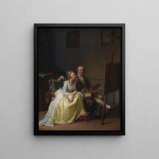Jens Juel - The Artist and his Wife Rosine ne Drschel.webp
