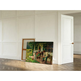 Jeune couple d'agriculteurs en Haute-Bavière - Emil Rau | Reproduction Tableau Décoration murale affiche copie