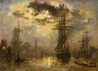 Johan Barthold Jongkind - Les moulins de Rotterdam.webp